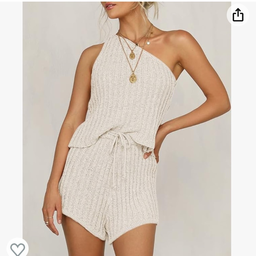 Tan Knit Set